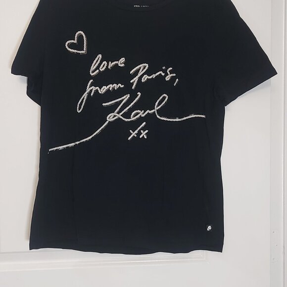 Original Karl Lagerfeld "Love from Paris" t-shirt - Picture 2 of 8